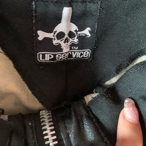 Punk rock leopard pants